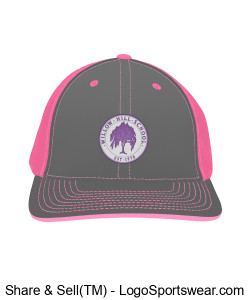 Willow Hill LOGO cap (pink) Design Zoom
