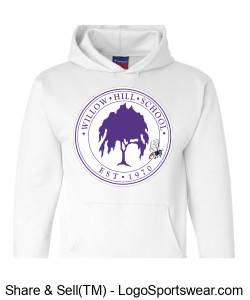 WHS Logo and BEE White sweatshirt Design Zoom