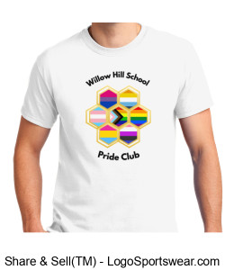Willow Hill School - PRIDE CLUB - t-shirt Design Zoom