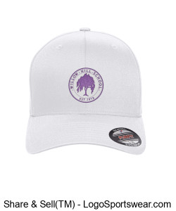 Willow Hill LOGO Embroidered Cap - White Design Zoom