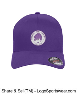Willow Hill LOGO Embroidered Cap - Purple Design Zoom