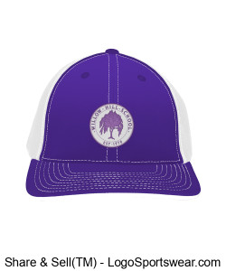 Willow Hill LOGO cap (purple) Design Zoom